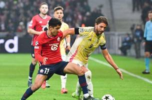Lille e Juventus ficaram no empate por 1 a 1• Reprodução/@losclive (Foto: • Reprodução/@losclive)