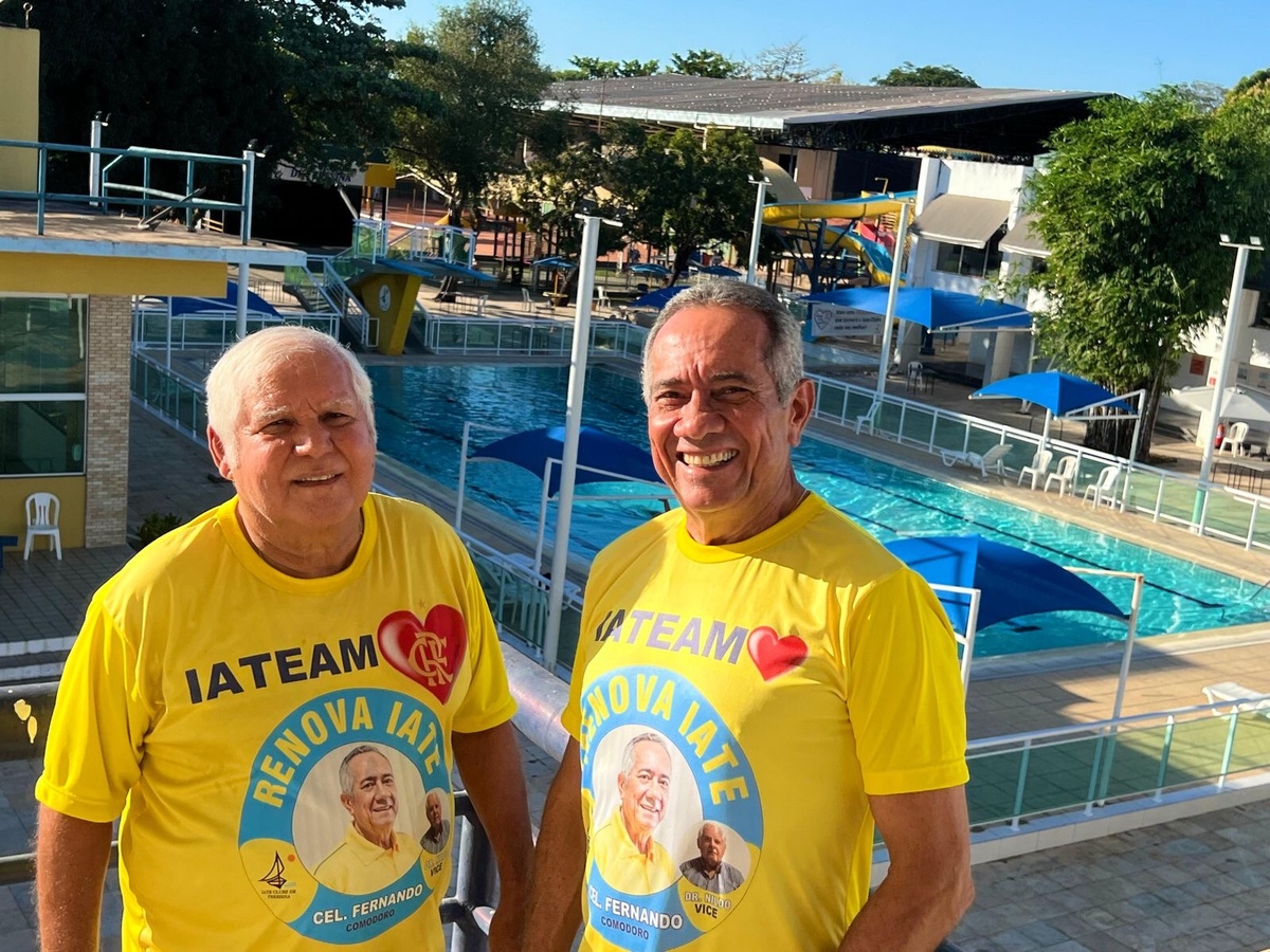 Nildo Sangreman e Fernando Miranda, candidatos da oposição no Iate Clube de Teresina