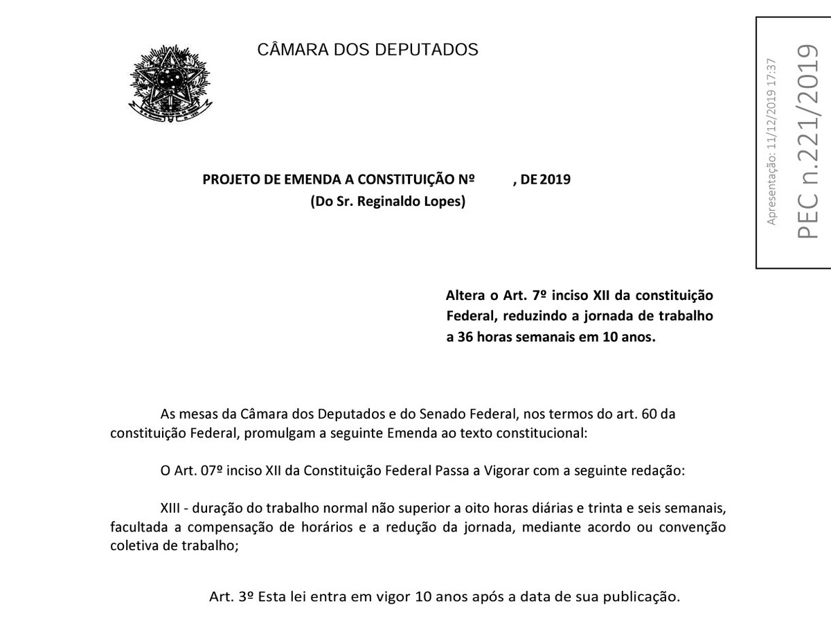 PEC de 2019