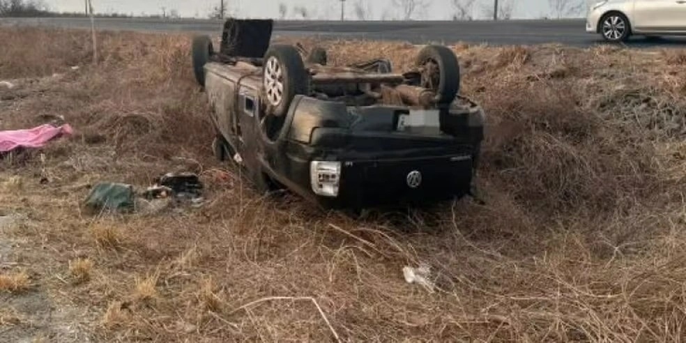 Policial militar do Maranhão capota carro