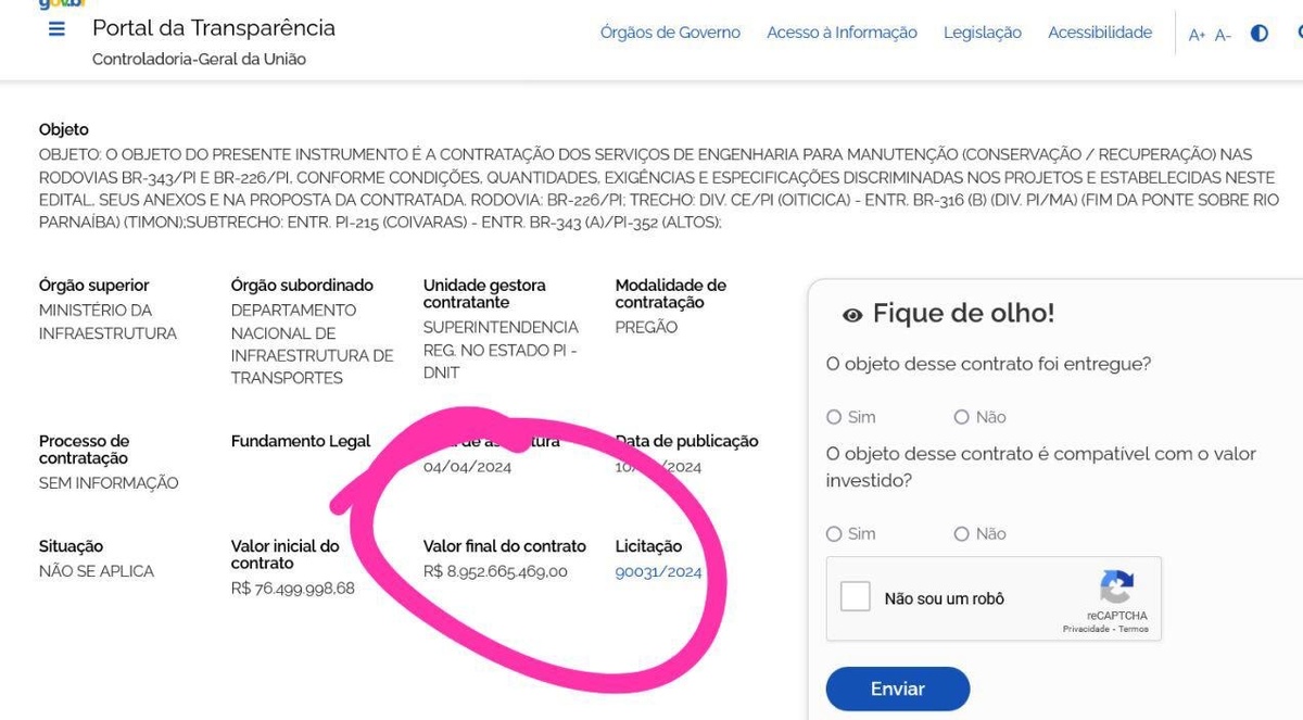 Portal da transparência