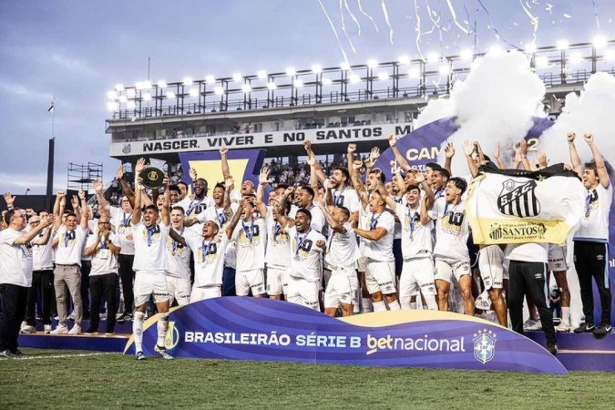Santos conquista título na série B do campeonato brasileiro