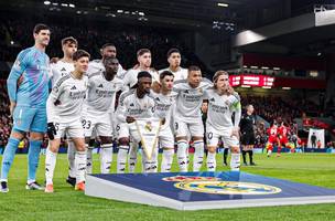 Time do Real Madrid, finalista da Copa Intercontinental da Fifa de 2024 (Foto: Reprodução/X Real Madrid C.F.)