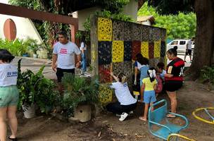 Ação solidária na Casa Savina Petrilli (Foto: Divulgação)