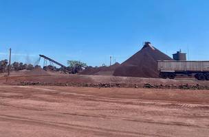 Extração de minério em Piripiri-PI. (Foto: Reprodução/Governo do Piauí)