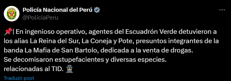 'Grinch' com os presos na operação.