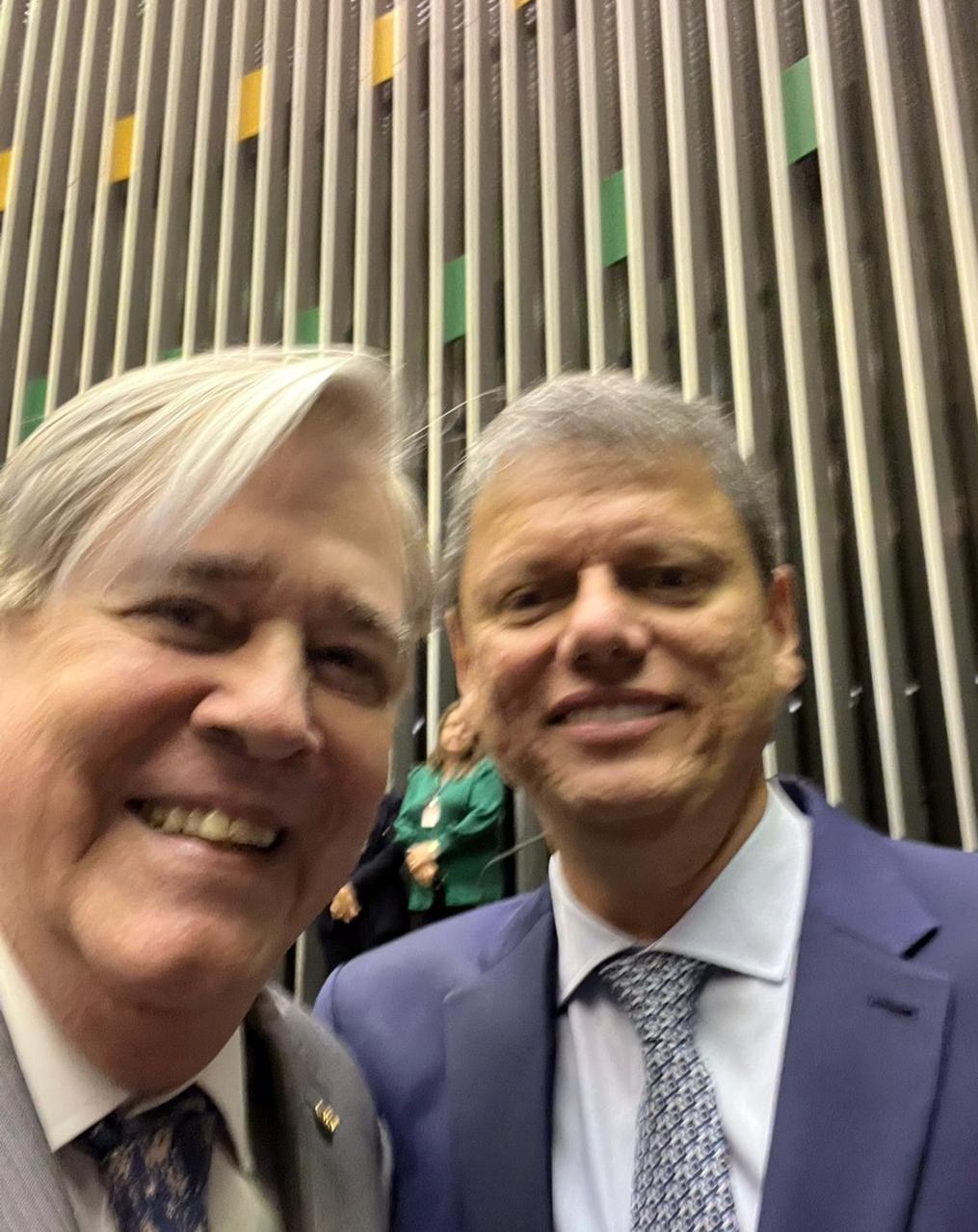 Hugo Napoleão e Tarcisio de Freitas