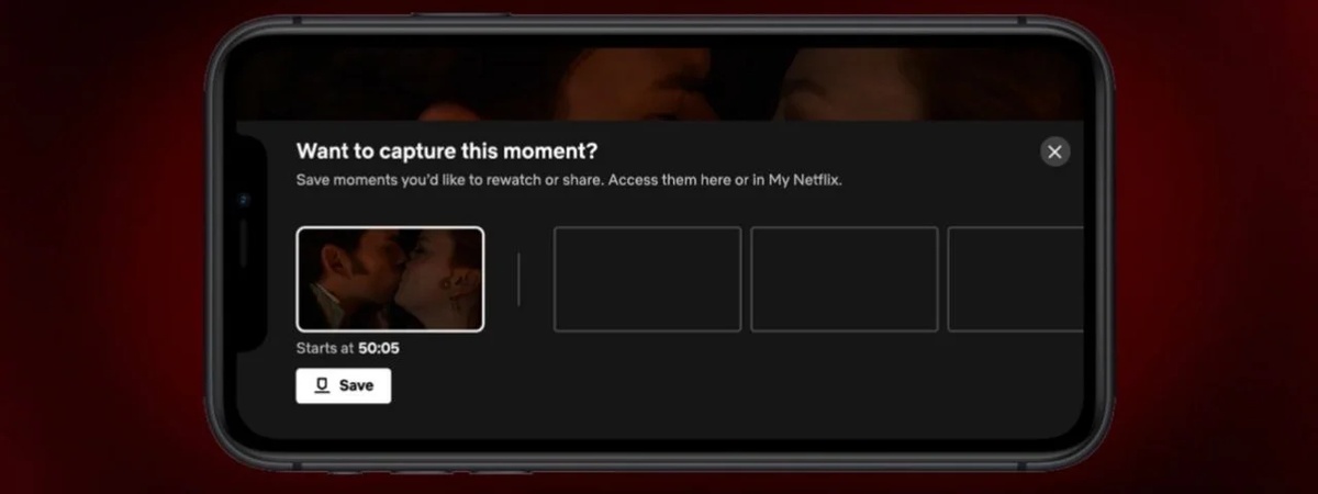 Netflix agora permite compartilhamento de cenas com sua nova ferramenta "Netflix Momentos".