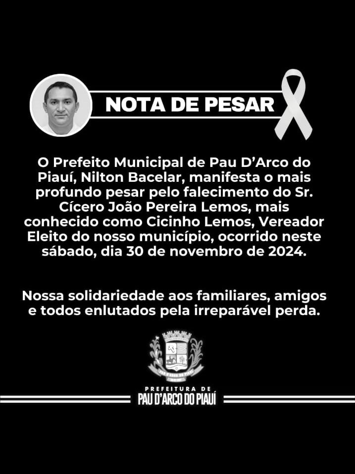 Nota de pesar