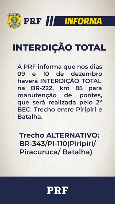 Obras na BR-222