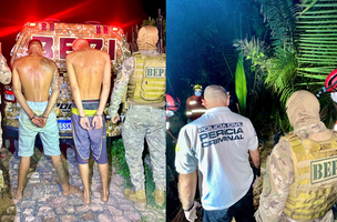 Os corpos das vítimas foram encontrados em matagal, enterrados em cova rasa. (Foto: Reprodução/PMPI)