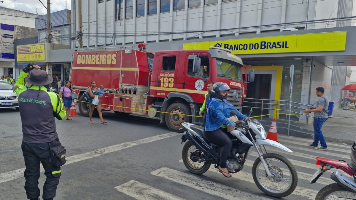 Princípio de incêndio atinge Banco do Brasil em Picos