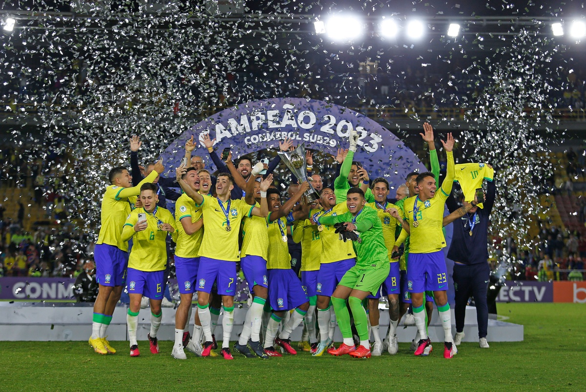 Seleção Brasileira é a atual campeã do Sul-Americano Sub-20.