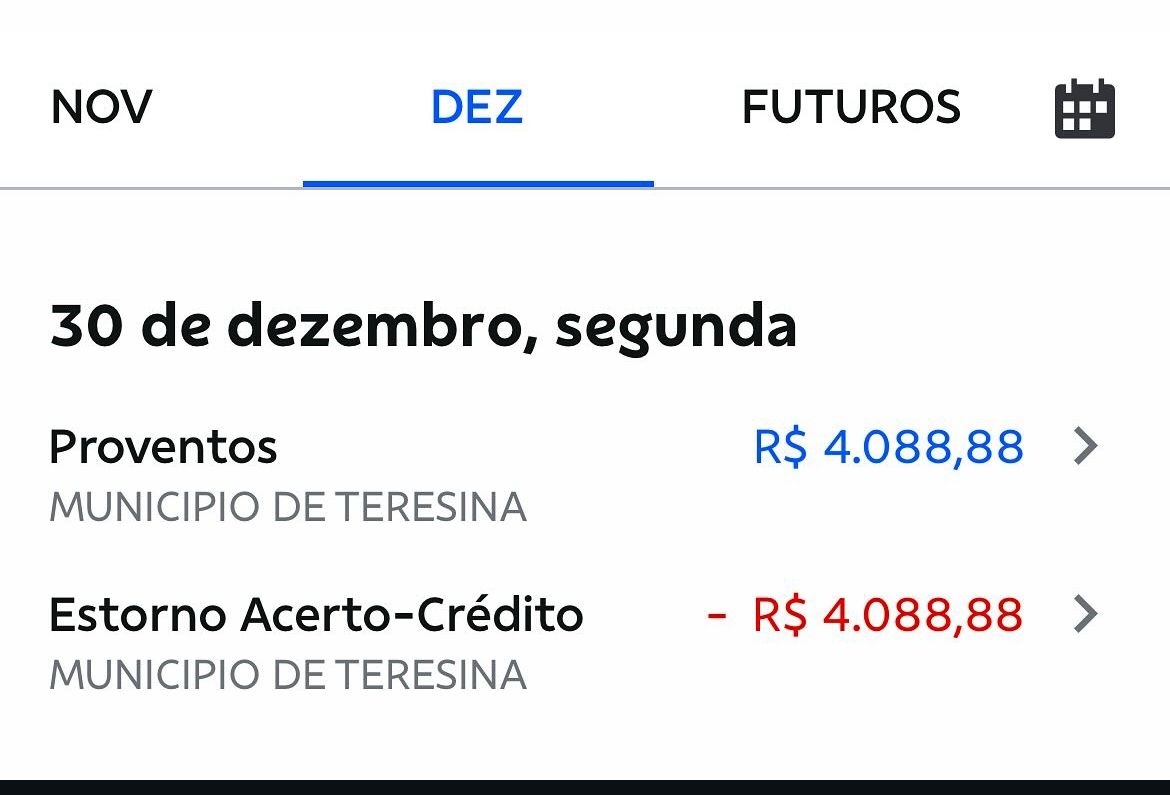 Servidores da prefeitura são pagos, mas salário é estornado