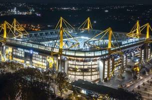 Signal Iduna Park, casa do Borussia Dortmund• Reprodução/Twitter/UCL (Foto: • Reprodução/Twitter/UCL)