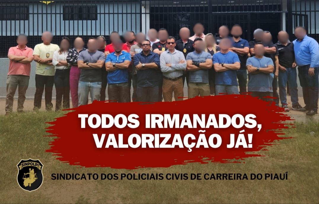 A mobilização dos policiais para a Assembleia Geral é em cada delegacia. Os rostos ofuscados é para evitar reconhecimento das fações