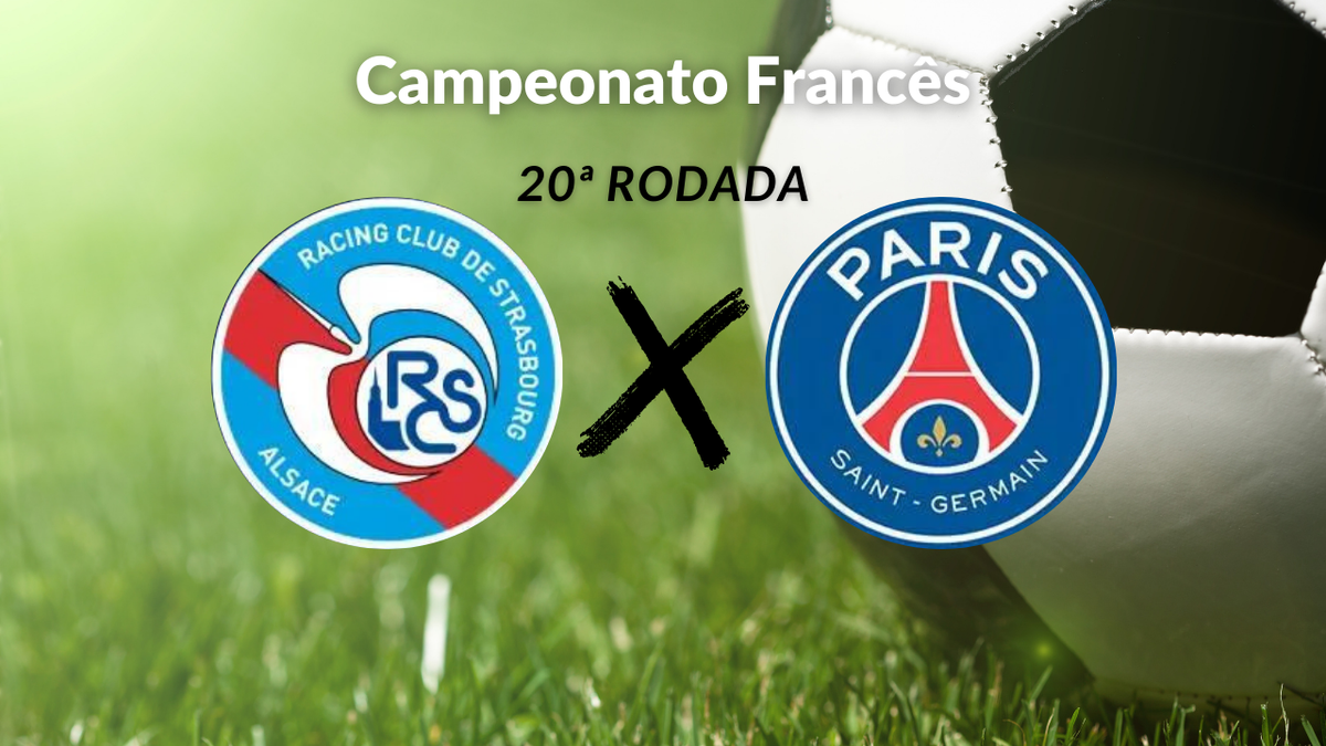 Camperonado francês 20ª partida, duelo entre Strasbourg e PSG