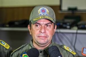 Comandante-Geral da PM-PI, Scheiwann Lopes (Foto: Luis Marcos/ Viagora)