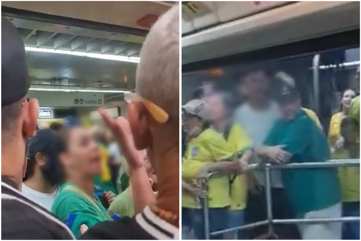 Confusão no metrô em encontro entre manifestantes e torcedores