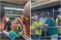 Torcedores impedem entrada de bolsonaristas em metrô e vídeo viraliza