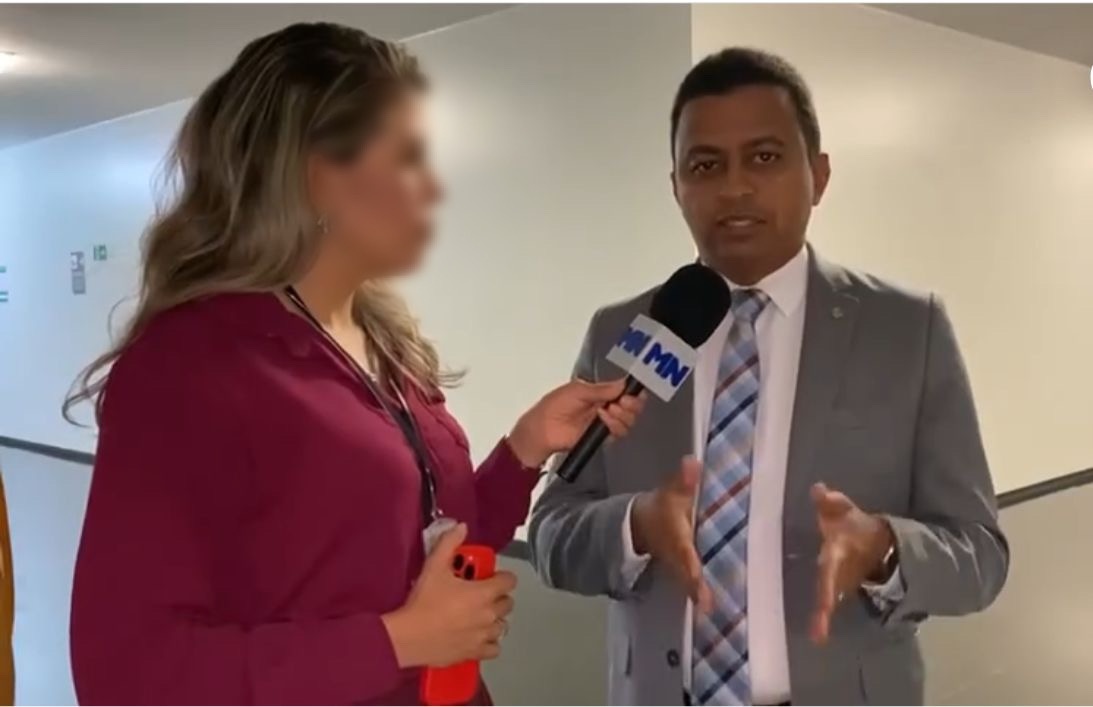 Deputado Dr Francisco como comentarista internacional. Faz melhor cair no sertão distribuindo emendas