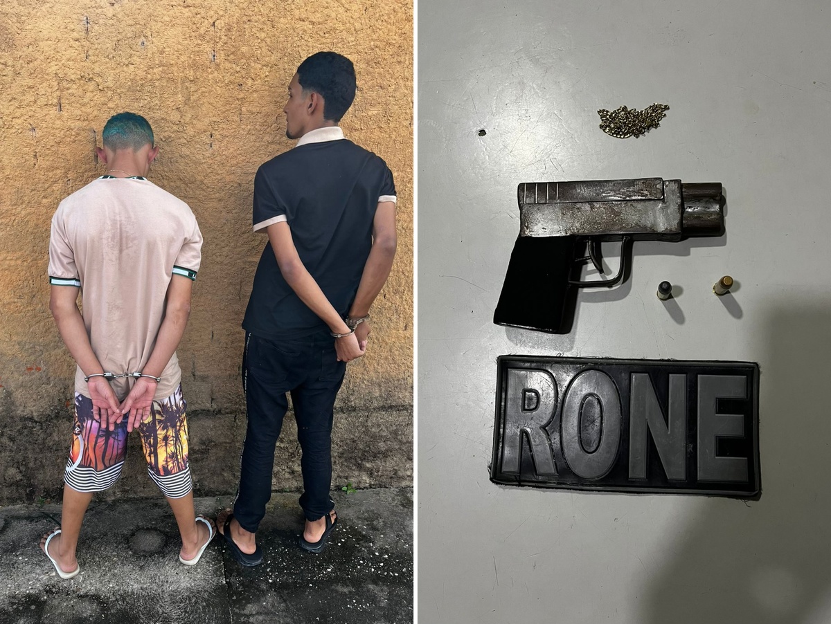 Dupla é presa em flagrante por equipe do Rone