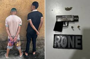 Dupla é presa em flagrante por equipe do Rone (Foto: Reprodução)