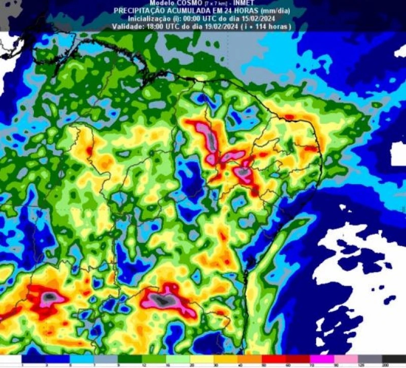 Dvivulgação/INMET