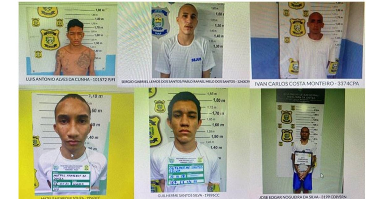 Entre os fugitivos, o conhecido Guerreiro, tido como matador do CV no Piauí e Ceará