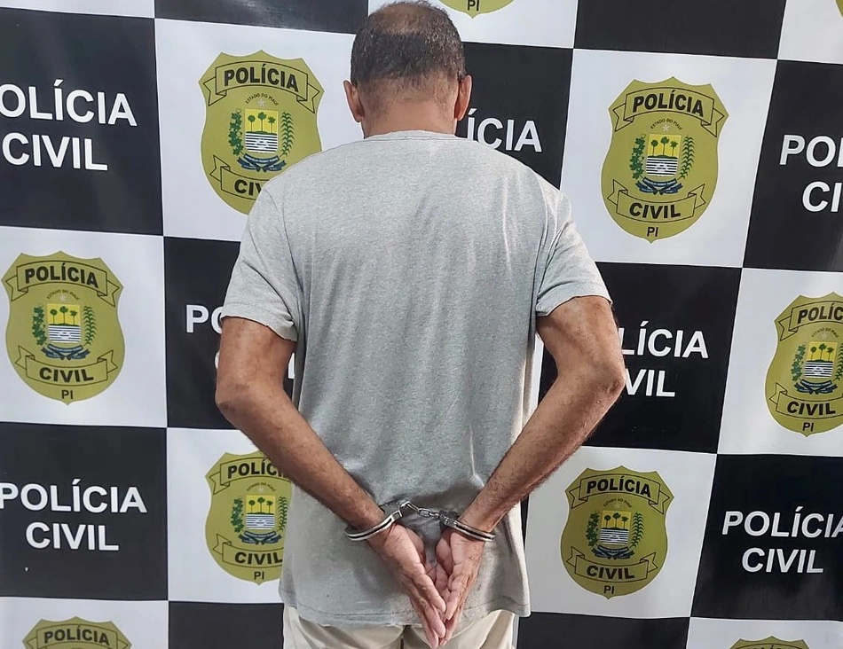 Homem acusado de estupro de vulnerável é capturado em Oeiras, no Piauí