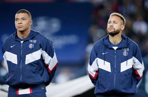 Neymar e Mbappé (Foto: Reprodução)