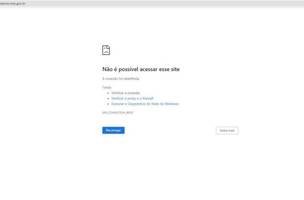 O site do Portal Único de Acesso ao Ensino Superior fica fora do ar impossibilitando o acesso (Foto: Reprodução)