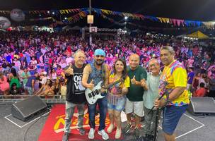 Olodum agita multidão em Carnaval de Luís Correia (Foto: Reprodução)