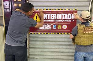 Operação interditados (Foto: SSP-PI)