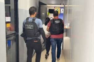 Presa envolvida em desvio de carga (Foto: Ascom Polícia Civil)