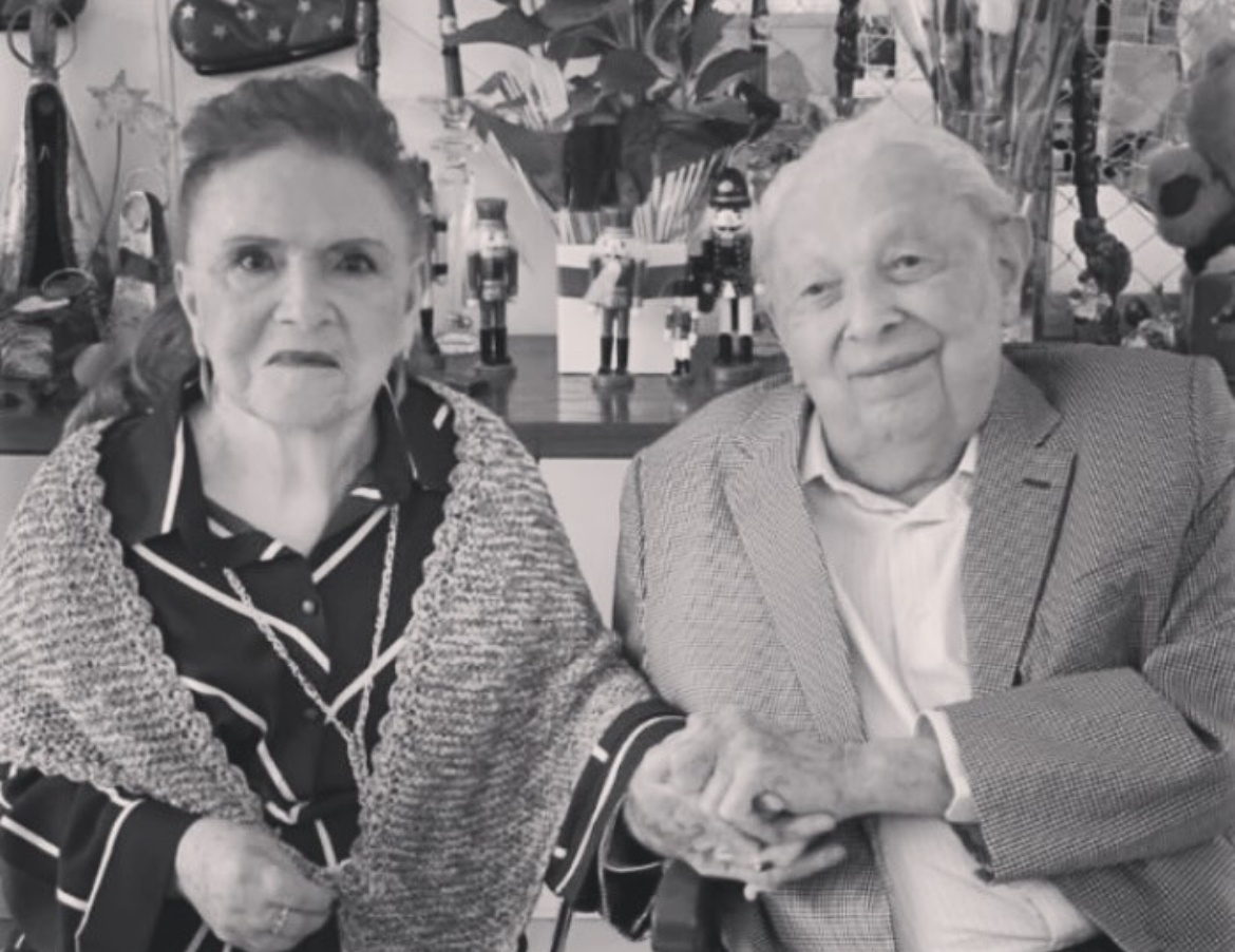 Rivone e o marido Valdecy Claudino