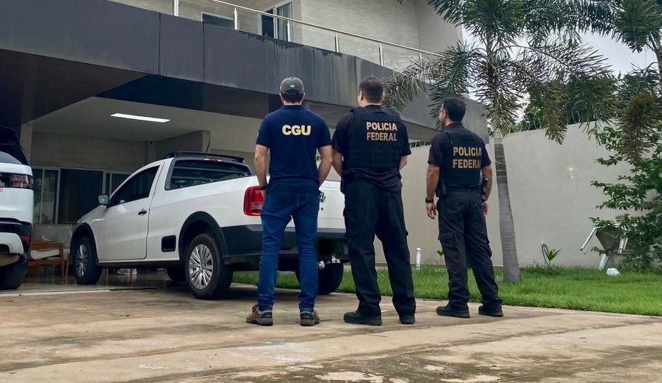 A Polícia Federal agiu em parceria com a CGU