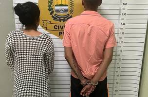 Casal suspeito de associação ao tráfico é preso em Buriti dos Lopes (Foto: Divulgação/PCPI)