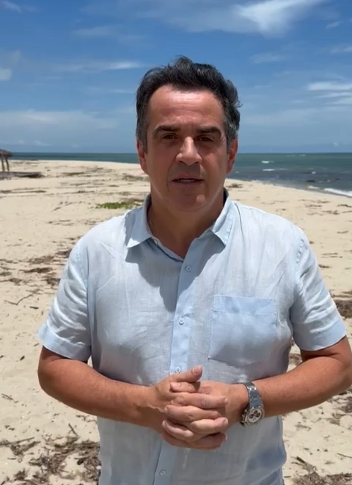 Ciro Nogueira gravou vídeo em Barra Grande denunciando escassez de água