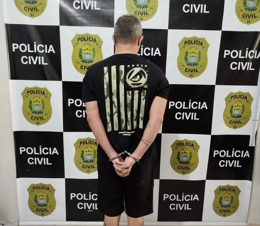 Condenado por tráfico de drogas e associação ao tráfico é preso pela Polícia Civil em Oeiras
