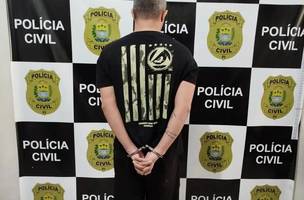 Condenado por tráfico de drogas e associação ao tráfico é preso pela Polícia Civil em Oeiras (Foto: Divulgação/PC-PI)