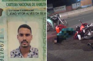 Entregador morre em acidente na BR-316 na zona Sul de Teresina (Foto: Reprodução)