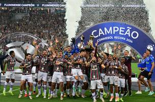 Fluminense reverteu a desvantagem e foi campeão (Foto: Conmebol)