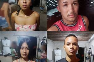 Grupo de jovens roubam carro de aplicativo para realizarem assaltos pela cidade (Foto: Reprodução)