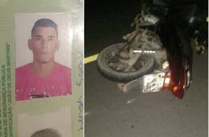 Jovem perde o controle de motocicleta, bate a cabeça e morro na PI-113, zona rural de José de Freitas (Foto: Reprodução)