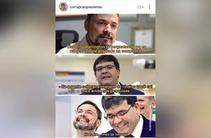 Meme da página Corrupção Piauiense (Foto: Reprodução/instagram)