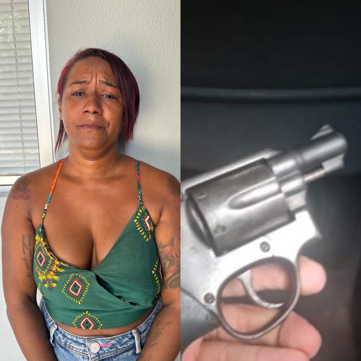 Namorada do suspeito estava com a arma do homicídio