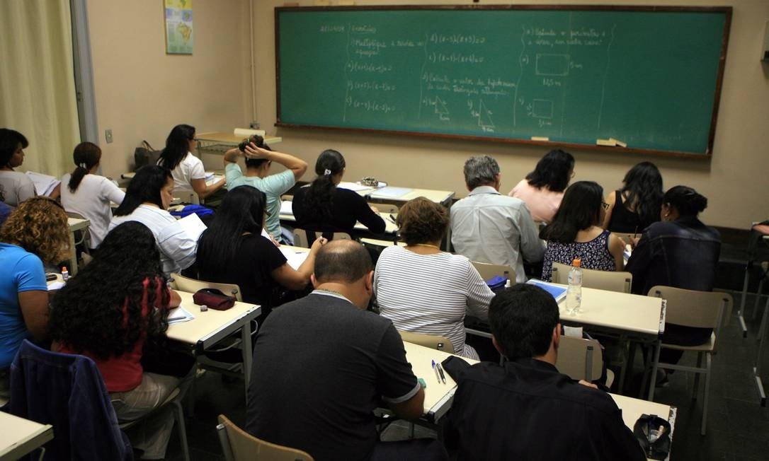 Nivel de educação em adutos