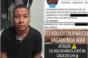 O homem de 20 anos criava perfis falsos para proferir ameaças (Foto: SSP/PI)