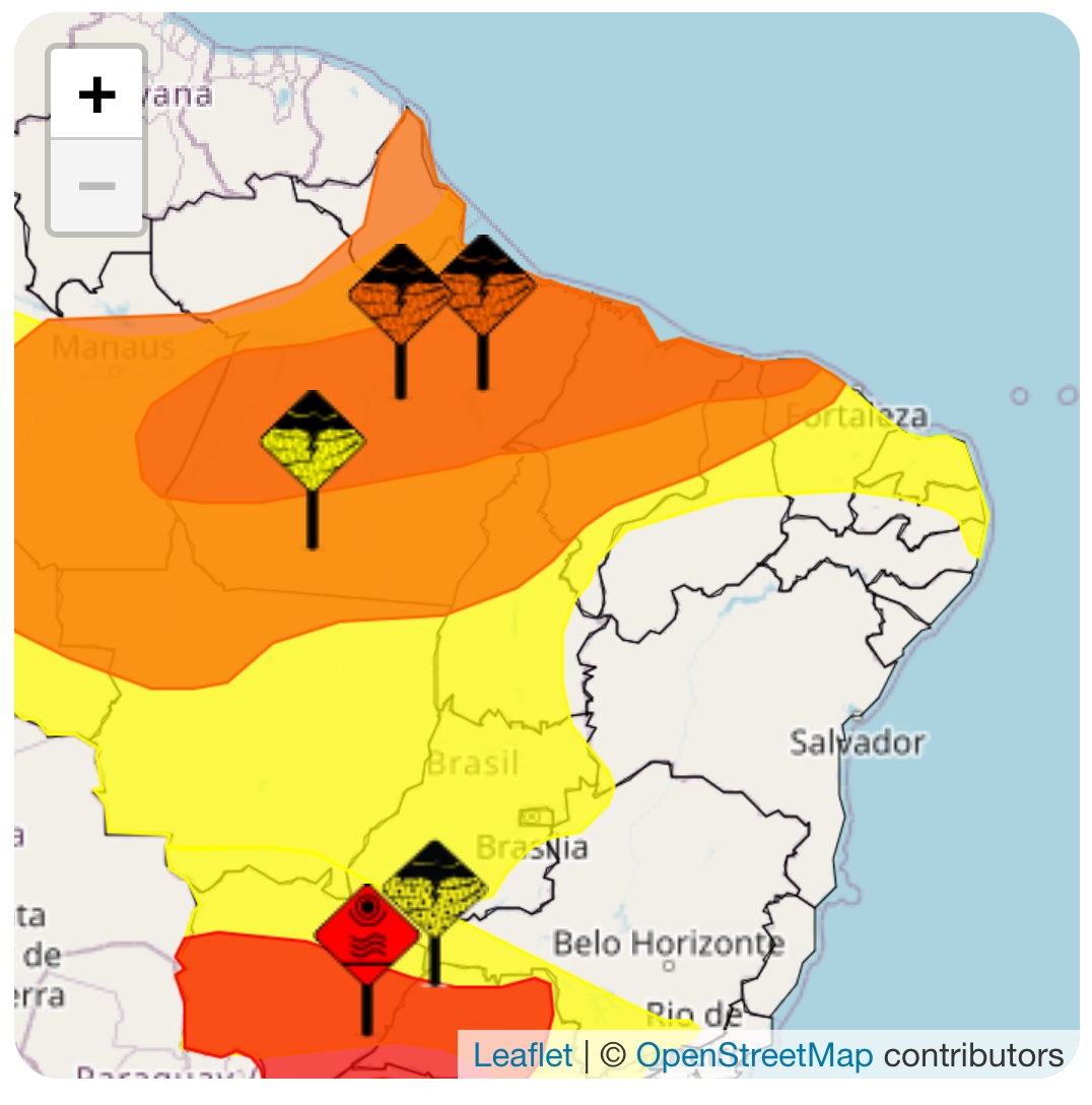 Piauí está sob 3 alertas de chuvas intensas